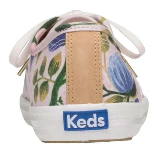 Worn Once!  Keds x Rifle Paper Co. Champion Botanical Sneakers - Size 8.5 - Picture 4 of 13